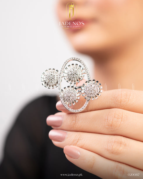 The Flora Glow Adjustable Ring